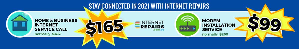 Stay connected in 2021 with great offers from Internet Repairs